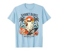 Fantasma de Spooky Girls Beach Crew para Halloween, Retro y veraneo Camiseta