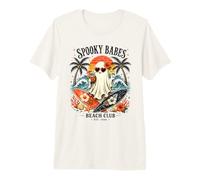 Fantasma de Spooky Girls Beach Crew para Halloween, Retro y veraneo Camiseta Premium