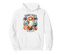 Fantasma de Spooky Girls Beach Crew para Halloween, Retro y veraneo Sudadera con Capucha