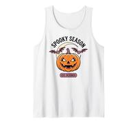 Fantasma de Temporada Espeluznante Halloween Calabaza murciélago Truco o Trato Camiseta sin Mangas