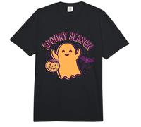 Fantasma de Temporada Espeluznante Halloween Calabaza murciélago Truco o Trato Comfort Colors Adult Heavyweight T-Shirt