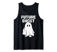 Fantasma del Futuro Humor Oscuro Ghostie para Halloween diseño Retro Camiseta sin Mangas