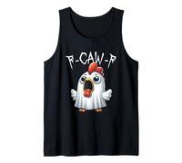 Fantasma Divertido de Halloween de Grito de Pollo F-Caw-F Camiseta sin Mangas