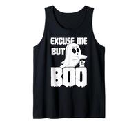 Fantasma Divertido de Halloween Discuse Me But Boo Camiseta sin Mangas