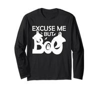 Fantasma Divertido de Halloween Discuse Me But Boo Manga Larga