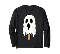 Fantasma Divertido Helado Halloween Manga Larga