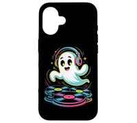 Fantasma DJ Con Auriculares En Halloween Carcasa para iPhone 16