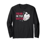 Fantasma Entre Sábanas Chiste Halloween Gracioso Manga Larga