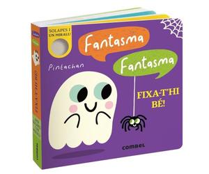 Fantasma, fantasma - Llibre infantil de Halloween amb solapes i mirall | Joc de buscar i descobrir animals amagats | A partir de 2 anys (Fixa-t'hi bé!)