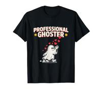 Fantasma Fantasma Profesional Caminando Divertido Halloween Camiseta