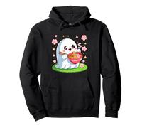 Fantasma Floral Kawaii Que Come Ramen, Comida Espeluznante Sudadera con Capucha