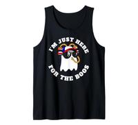 Fantasma Genial con Sombrero de Cerveza Estoy aquí para los abucheos Camiseta sin Mangas