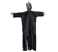 Fantasma Gritando Colgante, Fantasma Colgando Esqueleto, Decoraciones Fantasma De Miedo De Halloween Con Ojos Que Se Iluminan, Control De Voz Decoraciones De Halloween Gritantes, Decoraciones