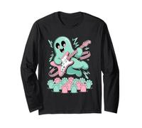 Fantasma Guitarrista Eléctrico Fantasma Kawaii Punk Manga Larga