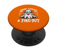 Fantasma Halloween asustó y descubre Divertido PopSockets PopGrip Adhesivo