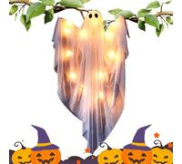 Fantasma Halloween Decoración De Casas Encantadas Con Luces LED Y Sonido