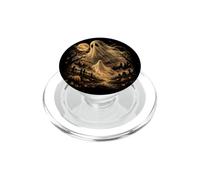 Fantasma Halloween Luna Calabaza Bosque Embrujado Noche PopSockets PopGrip para MagSafe