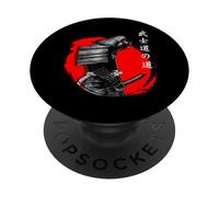 Fantasma japonés Guerrero Samurai Bushido Way Estético PopSockets PopGrip Adhesivo