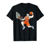 Fantasma Jugando Baloncesto Dunk Divertido Disfraz de Halloween Deportes Camiseta