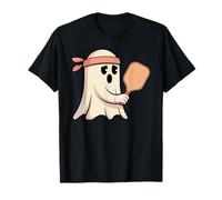 Fantasma Jugando Pickleball con gráfico Bandana Camiseta