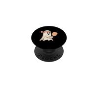 Fantasma Jugando Pickleball con gráfico Bandana PopSockets PopGrip Adhesivo