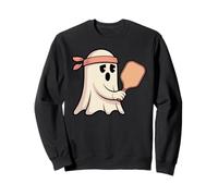 Fantasma Jugando Pickleball con gráfico Bandana Sudadera