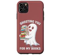 Fantasma Lindo Fantasma Leer Libros Amante Lectura de Halloween Carcasa para iPhone 11 Pro MAX