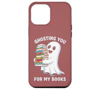 Fantasma Lindo Fantasma Leer Libros Amante Lectura de Halloween Carcasa para iPhone 12 Pro MAX