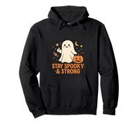 Fantasma Lindo Stay Spooky & Strong Diseño Halloween Sudadera con Capucha