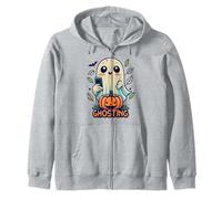 Fantasma LOL Espeluznante, Dulce y Totalmente Compatible con Texto Sudadera con Capucha
