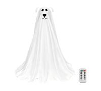 Fantasma Luminoso Luz 3D Adorable Ajustable en Altura | Porche Halloween Para De Vacaciones Casas Encantadas Oficinas Escuelas Granjas Patios Puertas Entradas