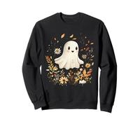 Fantasma Otoño Hojas Otoño Flor Silvestre Floral Halloween Sudadera