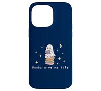 Fantasma Retro Leyendo Libros Lector Chica literaria Carcasa para iPhone 14 Pro MAX