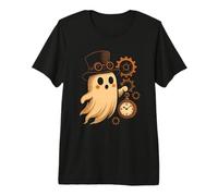Fantasma Steampunk con Sombrero de Copa Camiseta Premium