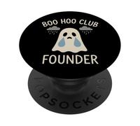 Fantasma triste Fantasma Humor Ansiedad Fantasma Salud mental Divertido PopSockets PopGrip Adhesivo