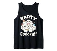 Fantasmas de Fiesta espeluznantes Kawaii Halloween Camiseta sin Mangas