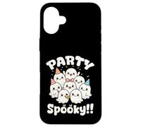 Fantasmas de Fiesta espeluznantes Kawaii Halloween Carcasa para iPhone 16 Plus