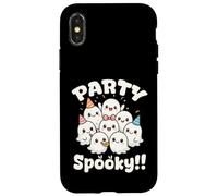 Fantasmas de Fiesta espeluznantes Kawaii Halloween Carcasa para iPhone X/XS