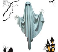 Fantasmas De Halloween Al Aire Libre | Gran Tejido aterrador | Decoración Al Aire Libre Fantasma Luminoso | Para Puerta De Entrada Patio Porche Césped Jardín Parque Casa Embrujada Pared