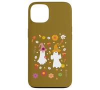 Fantasmas de Halloween con sombreros y flores Carcasa para iPhone 13