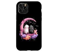 Fantasmas de Luna de Halloween Kawaii en Columpio Carcasa para iPhone 11 Pro