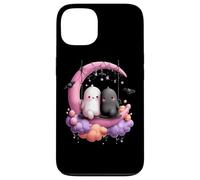 Fantasmas de Luna de Halloween Kawaii en Columpio Carcasa para iPhone 13