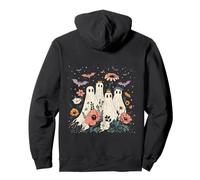 Fantasmas Florales Vintage Cottagecore Halloween Botánico Sudadera con Capucha
