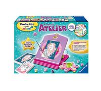 Fantastic Atelier Numero dArt - Ravensburger - Coffret complet Peinture au numero avec chevalet reglable - Des 7 ans