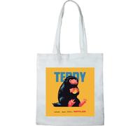 FANTASTIC BEASTS TOTE BAG TEDDY THE NIFFLER, REFERENCIA: BWFABEMBB007, BLANCO, 38 x 42 cm