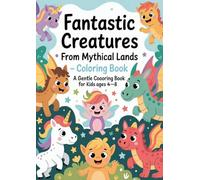 Fantastic Creatures from Mythical Lands - Coloring Book: A Gentle Coloring Book for Kids Ages 4-8 (Fantastic Creatures Coloring Book)