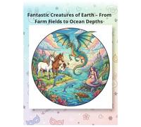 Fantastic Creatures of Earth - From Farm Fields to Ocean Depths: A Magical Coloring Adventure with Farm Friends, Ocean Wonders, and Mythical Beasts for All Ages