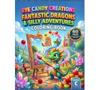 FANTASTIC DRAGONS & SILLY ADVENTURES COLORING BOOK: 60 Unique Fantasy Designs for Relaxation, Stress Relief, and Creative Fun for Adults & Teens and ... all ages. (DRAGON ADVENTURES COLORING SERIES)