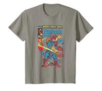 Fantastic Four First Comic Cover Camiseta, Niños, Pizarra, 2 años