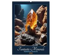 Fantastic Minerals - Mysterious Treasures (Wall Calendar 2026 DIN A2 portrait), CALVENDO 12 Month Wall Calendar: Experience the captivating beauty of ... enchanted by their extraordinary splendour.